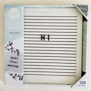 Free Standing or Hanging Wood Letter Board Rustic Nautical Decor Core Home